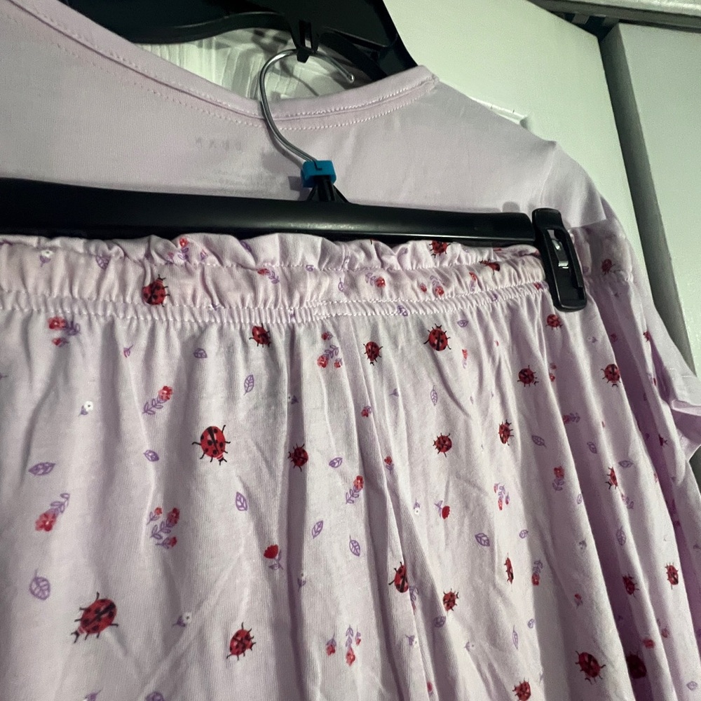 Rae Dunn Pink Pajama Set with Floral Pattern - Picture 13 of 13